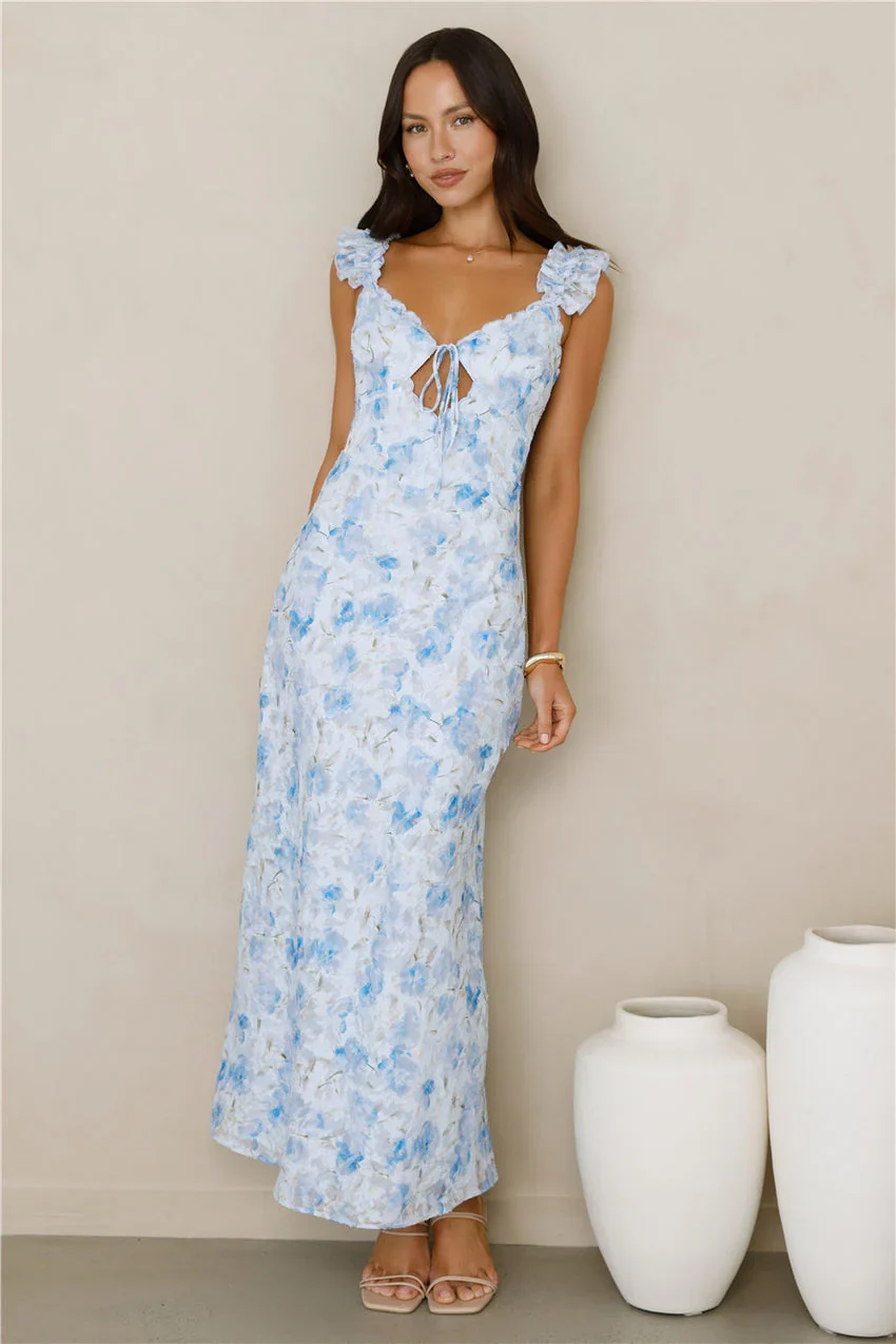 Lace Up 3D Floral Applique Mermaid Maxi Evening Dress For Formal Evening Prom
