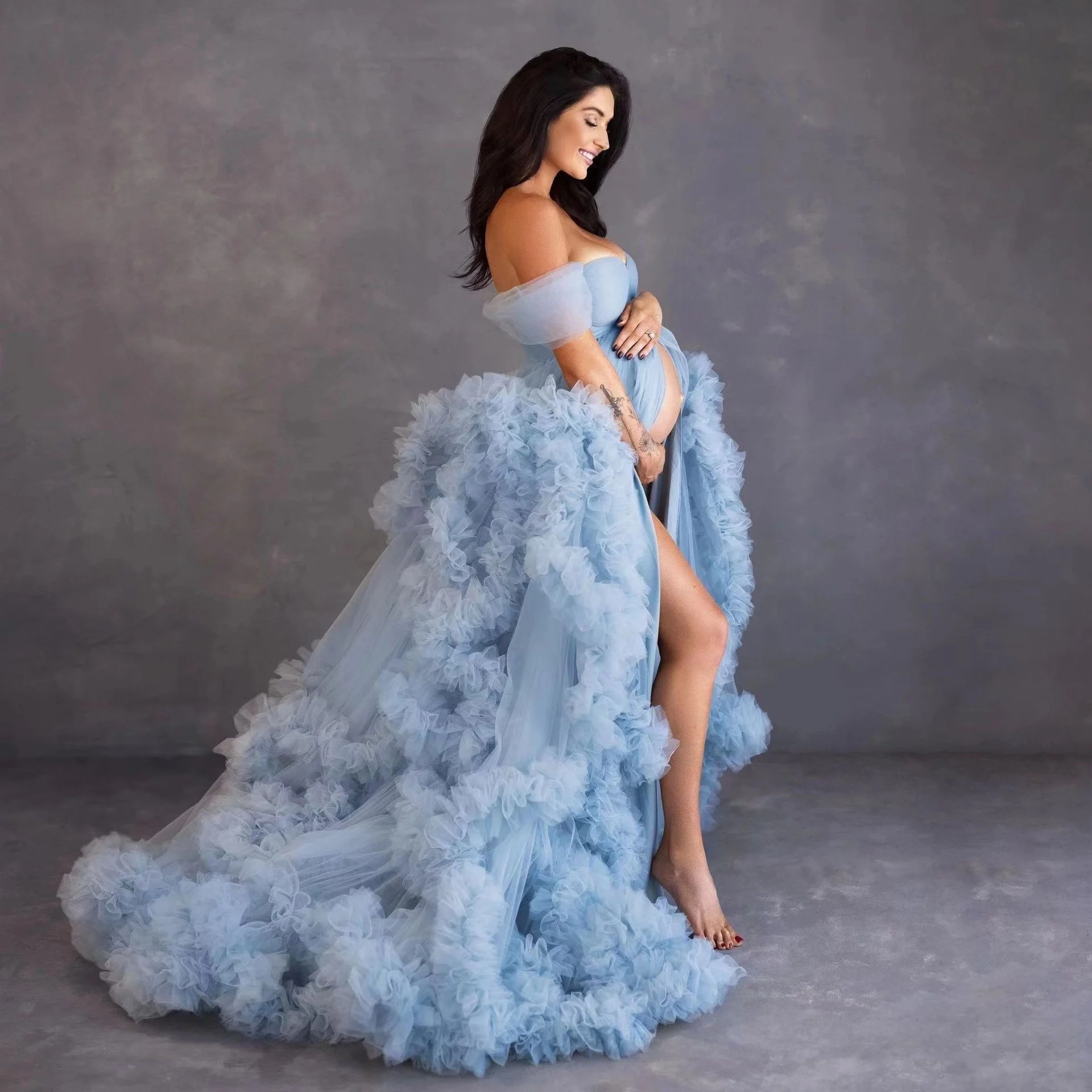 Soft lightweight tulle, stretch fit for all trimesters - Image 4